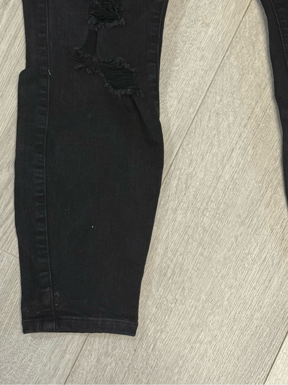 Torrid Bombshell Skinny Black Distressed Jeans Womens 16XS Premium Stretch - Picture 4 of 10